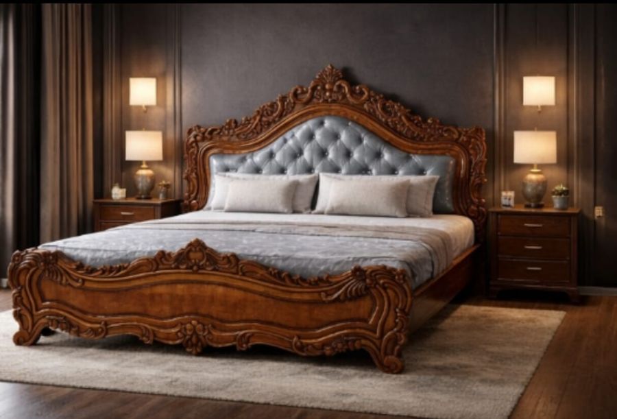 Premium Teakwood Royal Bed