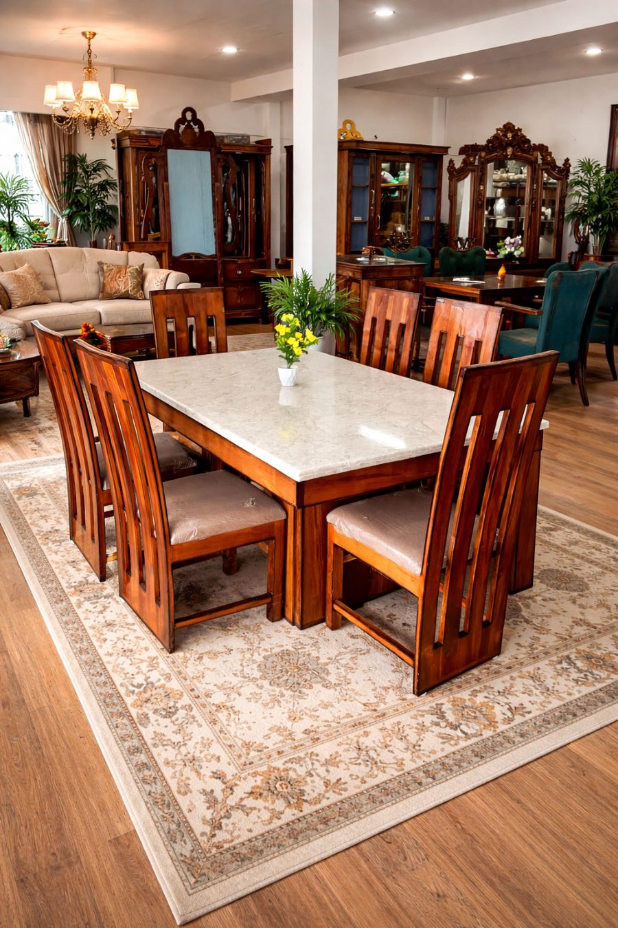Premium 6-Seater Dining Set